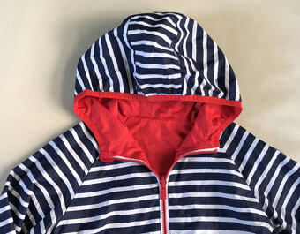 122/128 obojstranna prechodna bunda,7-8 r. - 3