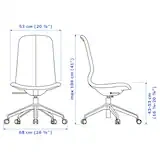 Konferenčné stoličky LÅNGFJÄLL (IKEA) - 3