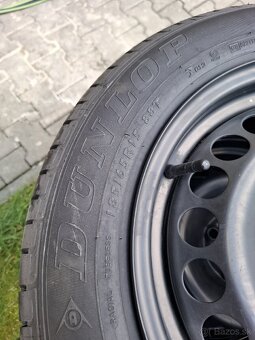 Letné pneumatiky 185/65 R15 + plechové disky R15, 4x100 ET39 - 3