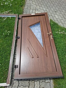 Vchodové dvere s rámom- hliník - 3