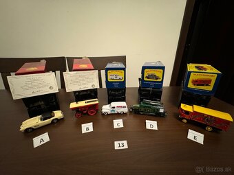 II cast -Matchbox Yesteryear, Matchbox Dinky ZLACNENE - 3