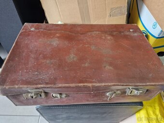 Starožitný kufrík na holenie strihanie - 3
