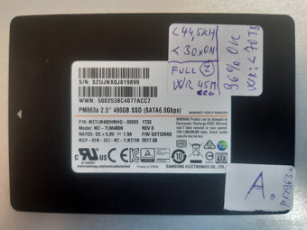 SSD 480GB SAMSUNG PM863a Series Enterprise SSD 2,5" 7mm SAT - 3