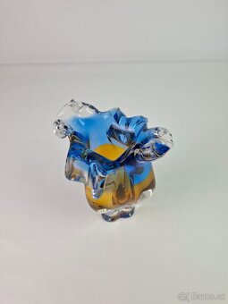 KUPIM - hutne sklo chribska sklenena vaza - 3