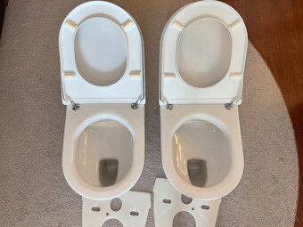 Predam 2 x zavesna WC misa Duravit Starck + sedatko - 3