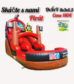 Skákacie hrady, nafukovacie atrakcie, BA DS SC okolie - 3