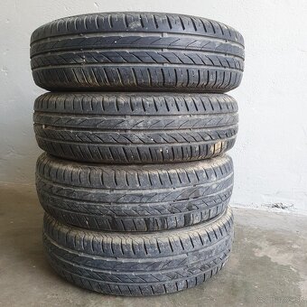 155/70 R13 letné, plechové disky 4x114.3 - 3