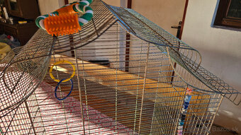 Klietka pre vtáky rozmer cca 85x52x32 cm - 3