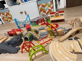 Vláčiková drevená dráha - 3