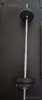 Tyče + jednoručka + závažia - 3
