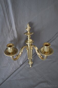 Mosadzné nástenné svietniky - 3