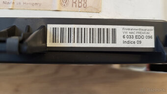 Predám pristrojovy štít (budiky) na VW Touareg TDi - 3