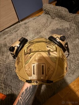 Taktická helma fast + earmor m31 - 3