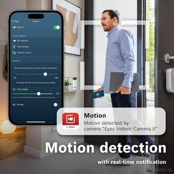 Bezpečnostná kamera Bosch EYES Smart Home II Indoor Camera - 3
