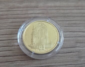 Zlatá zberateľská minca 5000 sk Korunovacia Mateja II 2008 - 3