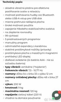 Vibračná plosina - 3