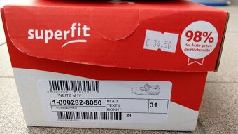 Superfit, prezuvky/aj ako topánky na von, veľ. 31 - 3