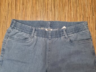 SET Čierne a modré strečové bermudy Bonprix - 3