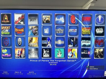 PS3 Slim 500gb, vela hier, 2 ovládače - 3