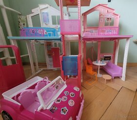 Barbie domček s autickom - 3