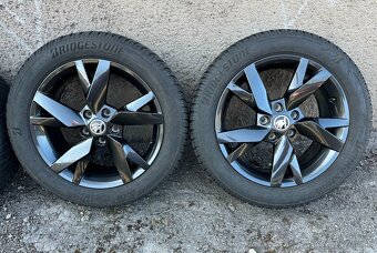 originální ALU kolesá škoda Lyra black R17 - 3