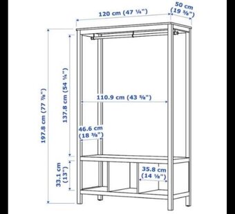 Chodbova zostava Hemnes IKEA - 3