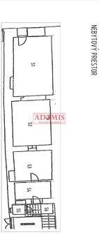 Predáme komerčný priestor 74m2 +výklad z Alžbetinej ulica, K - 3