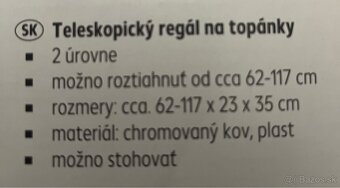 Teleskopický regál na obuv - 3