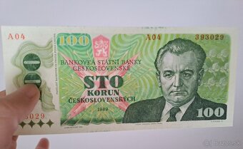 100 ceskoslovenskych korun 1989 - 3