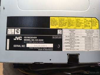 Autorádio JVC - 3