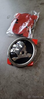 Škoda znak (čierno-biely, čierno-strieborný) - 3