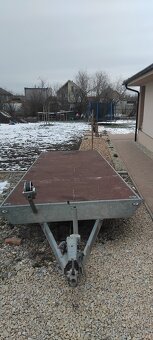 Príves dvojnápravový 6x2m, 3500kg - 3