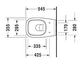 Predam zavesne WC Duravit D-Code - 3