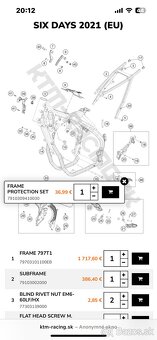 Ktm exc/ sx 2019-2022’ origo kryty rámu - 3