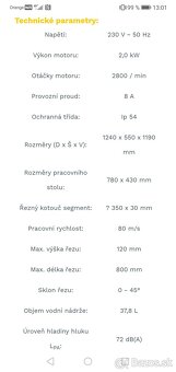 Píla na kameň, dlažbu, rezačka dlažby a kameň Lumag - 3
