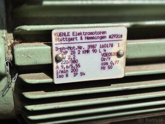 Elektromotor s prevodovkou 2,2 kW - 3