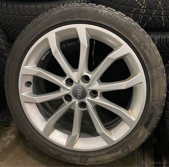 5x112 R18 7,5J ET39 Audi A4 + 225/45 R18 zimné - 3
