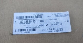 Mercedes CLA W117 C117 117 AMG - spojler naraznik difuzor - 3