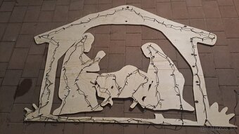 Betlehem so siluetovým osvetlením - 3