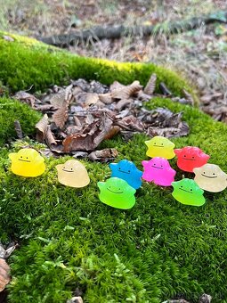 Pokémon Ditto handmade figúrky farebné priesvitné - 3