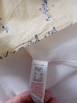 Žlté kvetované šaty - 3