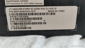 Palit GeForce GTX 1660 Super StormX 6GB - 3