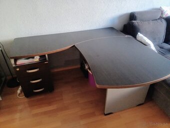 Kancelársky písací stôl BERLIN .s úložným priestorom - 3