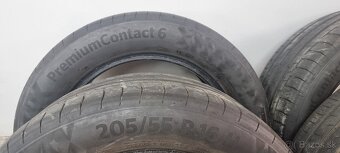 Predám letné pneumatiky Continental PremiumContact6,205/55 - 3