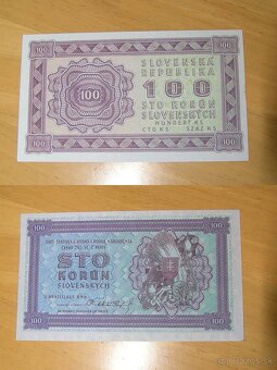 RU,ČSSR , ČSR- nevydanné bankovky , návrhy oboustranná kopie - 3