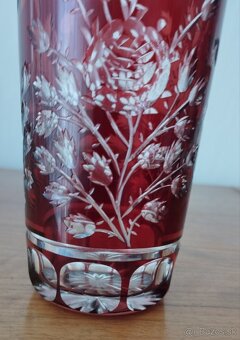 Starožitný sklenený pohár - 3