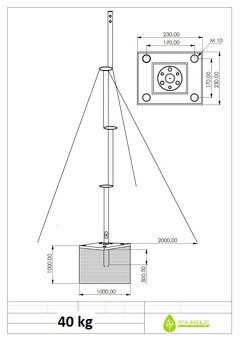 Veterná turbína IstaBreeze Windsafe 2 kW, 48V - 3