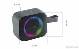prenosný bezdrôtový Bluetooth reproduktor s RGB svetlom - 3