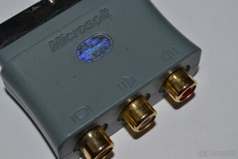 Scart prevodník, pekný stav, orig. Microsoft - 3