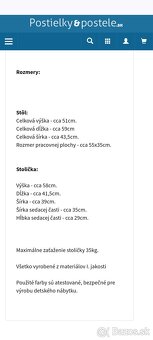 Detský stôl a stolička - 3